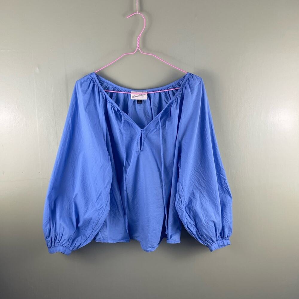 Universal Thread Split Neck Balloon Sleeve Poet B… - image 1